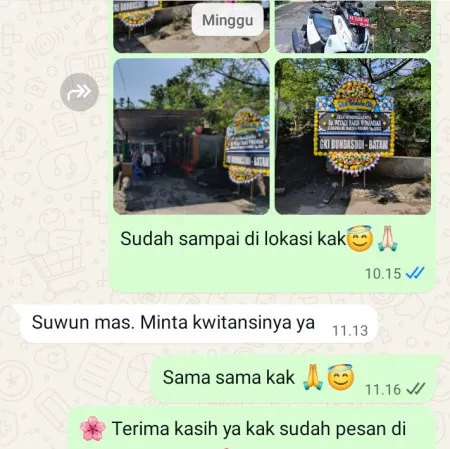 Pengiriman Papan Bunga Duka Sliyeg