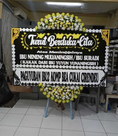 Papan Bunga Duka Sliyeg